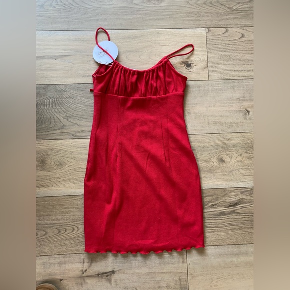 NWT Red Mini Dress - Picture 2 of 3